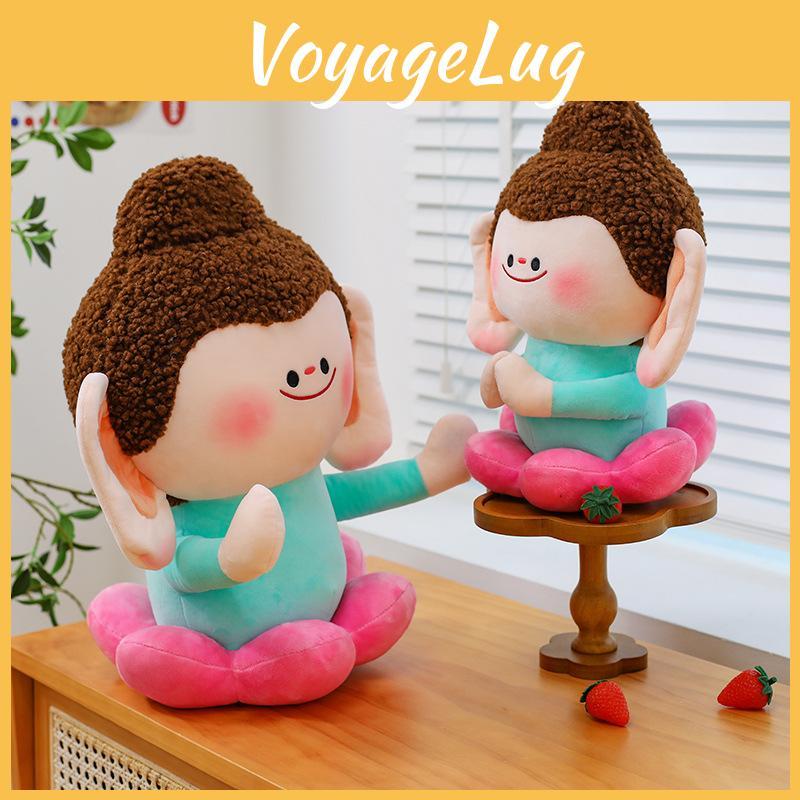 Little Buddha Lotus Plush Toy Cute Doll Girls Kid Room Decoration Gift Birthday