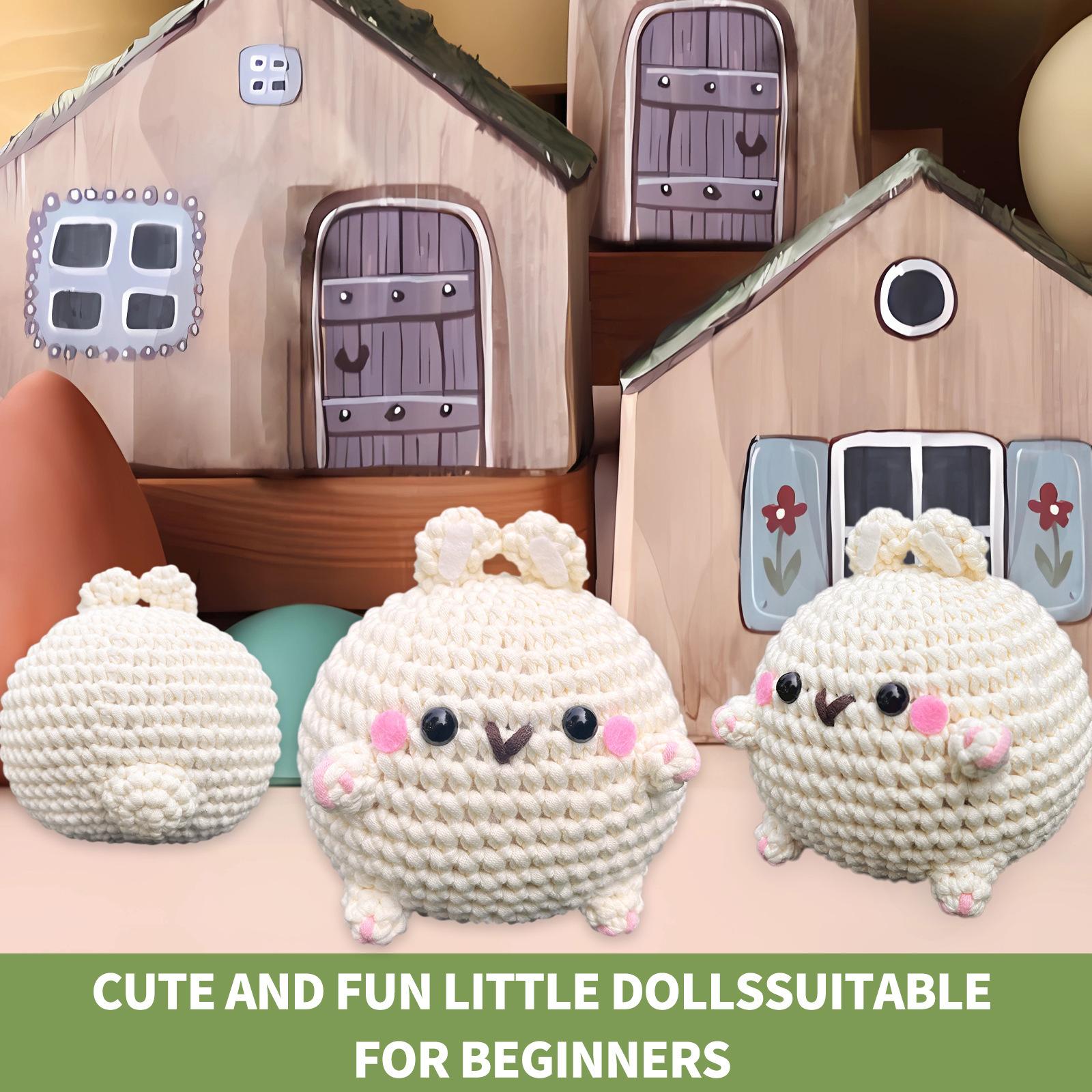 

Crochet Doll Material Pack School Bag Car Pendant Interior Decoration Diy Beginner Handmade Medium