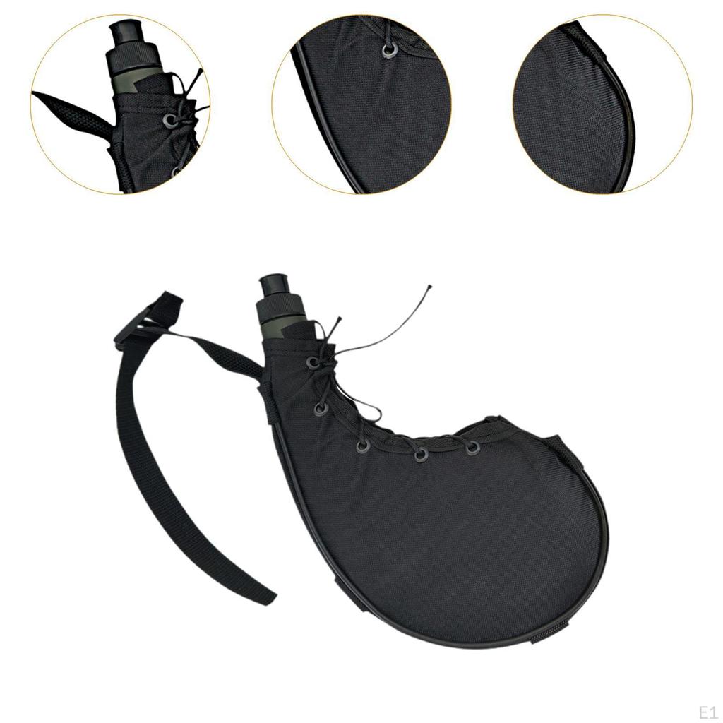 Utendørs Vannflaske Hoftelomme 750ml med Skulderstropp Drikkeflasker Sportsflasker for Løping Reise