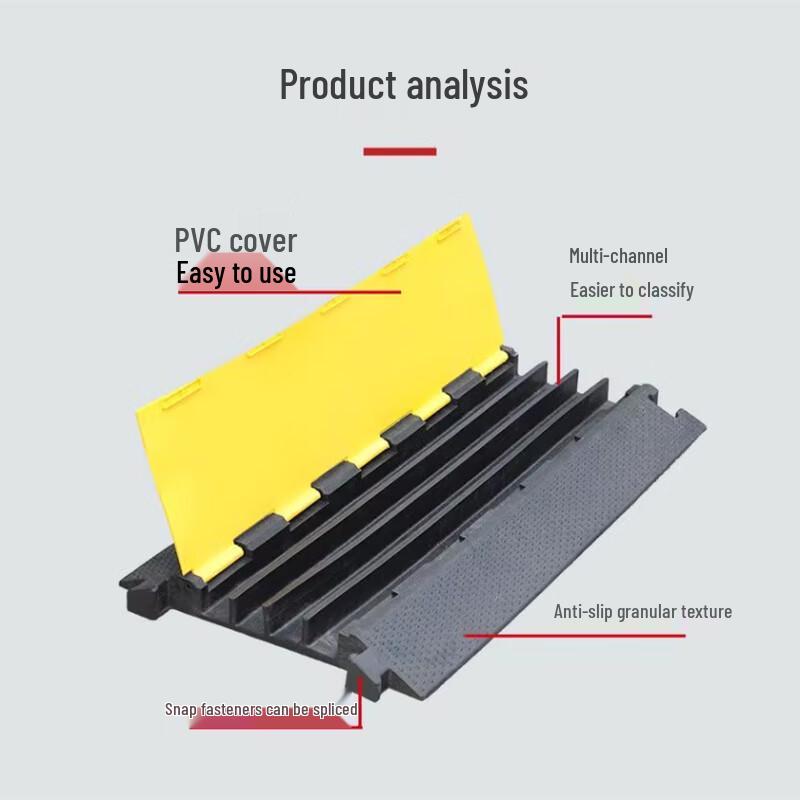 Rubber Cable Protector Speed Bump