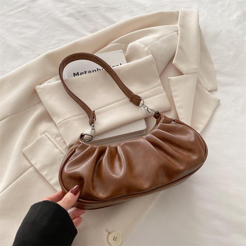 Letní nová všestranná skládaná kabelka cloud capture, ležérní taška do podpaží, taška přes rameno pro ženy