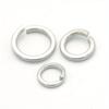 1 Set 304 Stainless Steel Boxed Gasket Stainless Steel Screw Flat Washer M3-M10 Combination Spring Washer Set of 260 Pieces