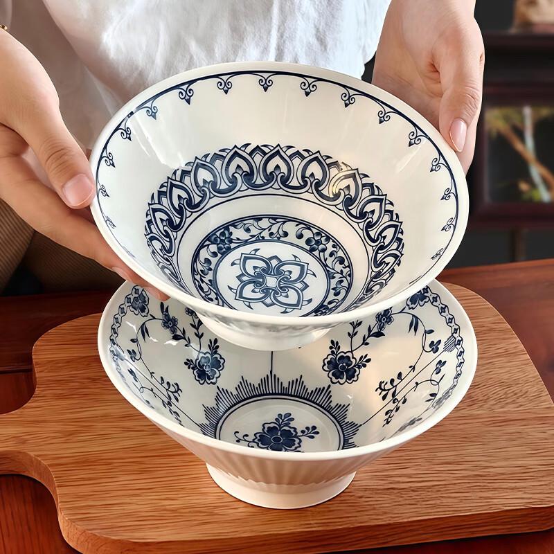 Китайская керамическая миска для супа с лапшой