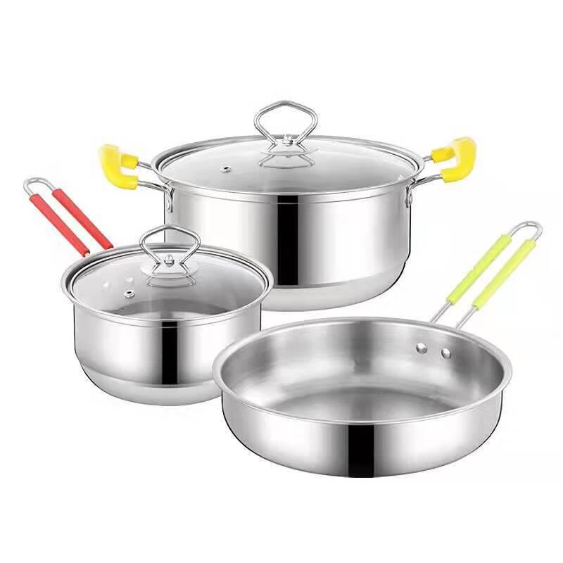 ZISIZ Stainless Steel Cookware Set