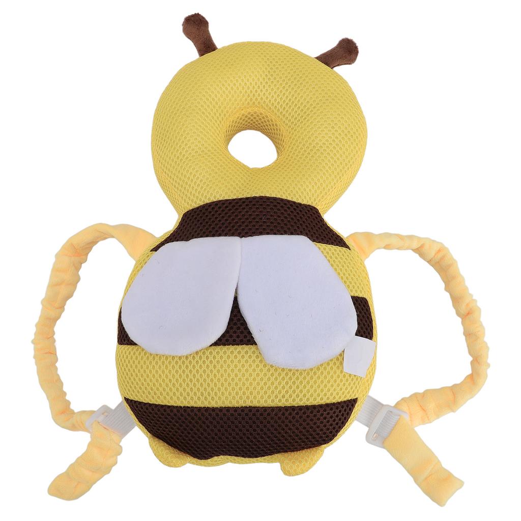 Yellow Bee Baby Walker Head Backpack Comfortable Baby Head Pad Portable Toddler Head Cushion for