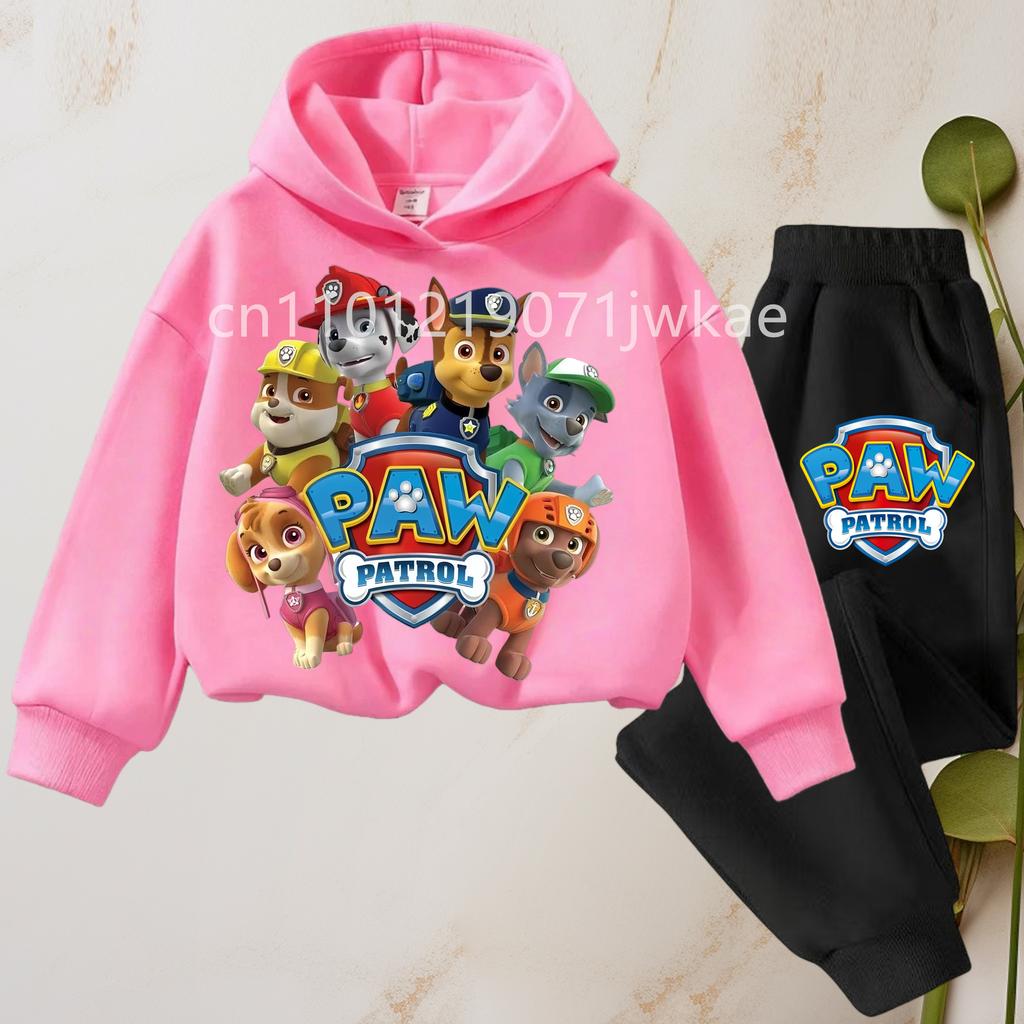 TZWY2026 Spring Autumn Children's Clothing Set Boys Thin Sweatshirt and Sweatpant Two Piece Suit PAW Patrol Kids Tracksuit Sweatsuit