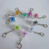 LED Keyboard Keychain Mechanical Button Fidget Key Switch Caps Finger Toys Relief Stress Small Gifts Car Key Ring For Adults