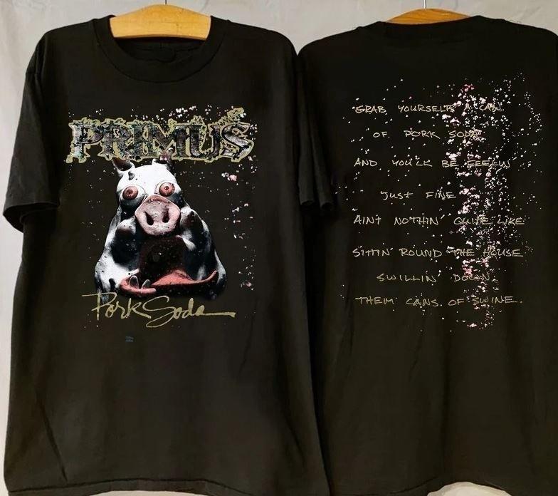 Vintage 1993 Primus Pork Soda T-Shirt, 90s Primus T-Shirt   20D1803 Unisex T-Shirt L