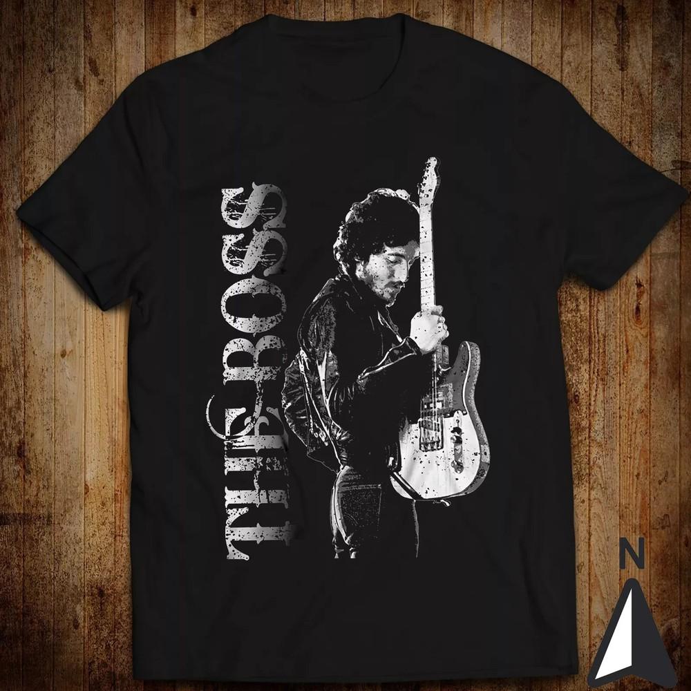 Das Boss Bruce Springsteen Tanzen im Dunkeln Geboren, um zu rennen Nebraska T-Shirt Unisex T-Shirt