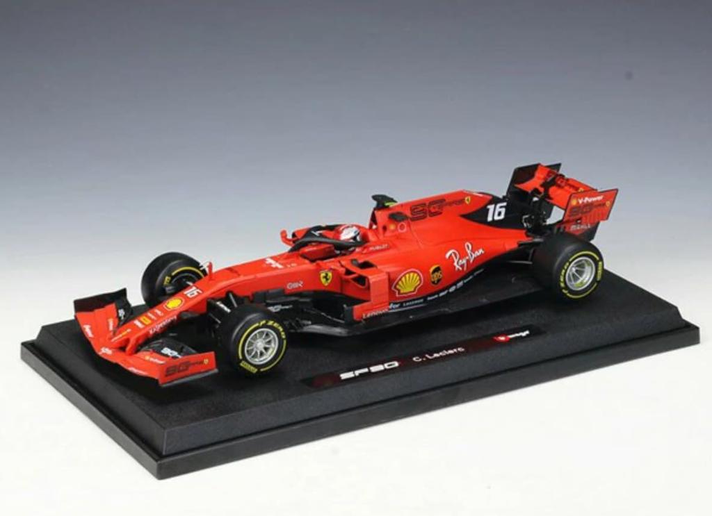 Brago 1/18 Scale Model Car Ferrari F1 2019 #16 Charles Leclerc