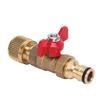 Quarter Turn Ball Valve NPT 3 8 Inch Female to Male Thread Water Pipe Adapter for High Pressure Washer Car Hose