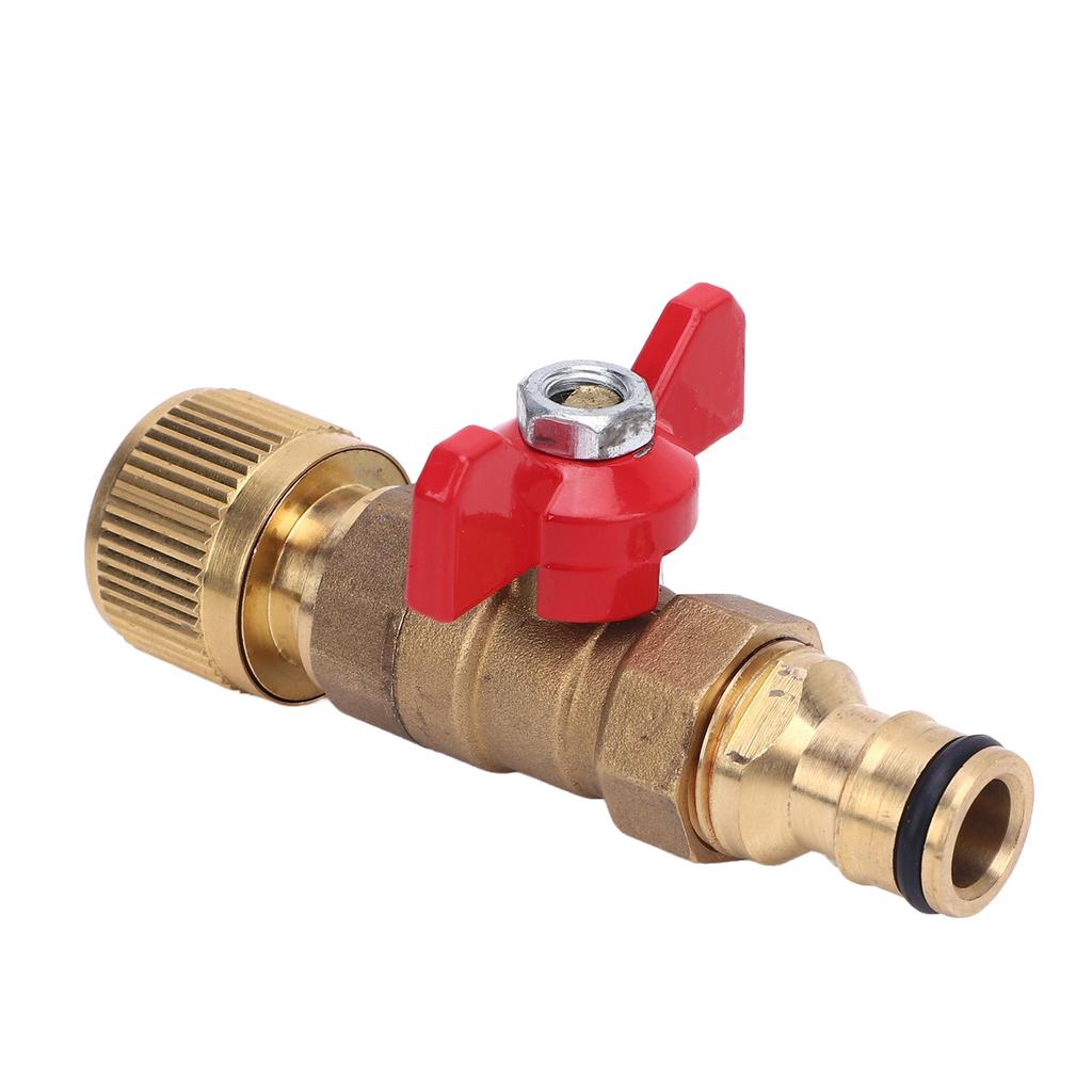 Quarter Turn Ball Valve NPT 3 8 Inch Female to Male Thread Water Pipe Adapter for High Pressure Washer Car Hose