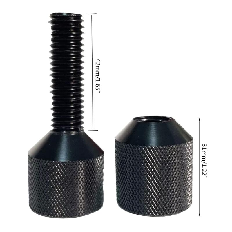 Universal Aluminum 1-1/8 Inch Two Hole Pin Set Flange Alignment Pin Firm Pin Kit