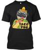 Funny Pet Tees Taco Pug T TTshirt Made In the USA Size S To 5XL