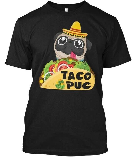 Funny Pet Tees Taco Pug T TTshirt Made in the USA Size S to 5XL 3XL