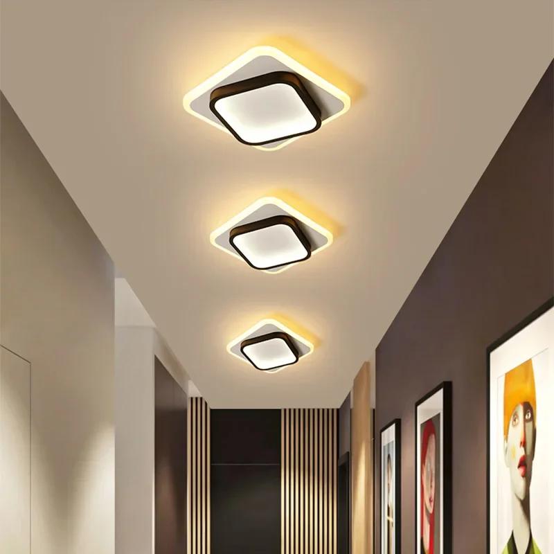 LED-gang-taklys for korridortrapper Foaje Balkong Soverom Moderne innendørs taklampe Lysarmaturer Luster