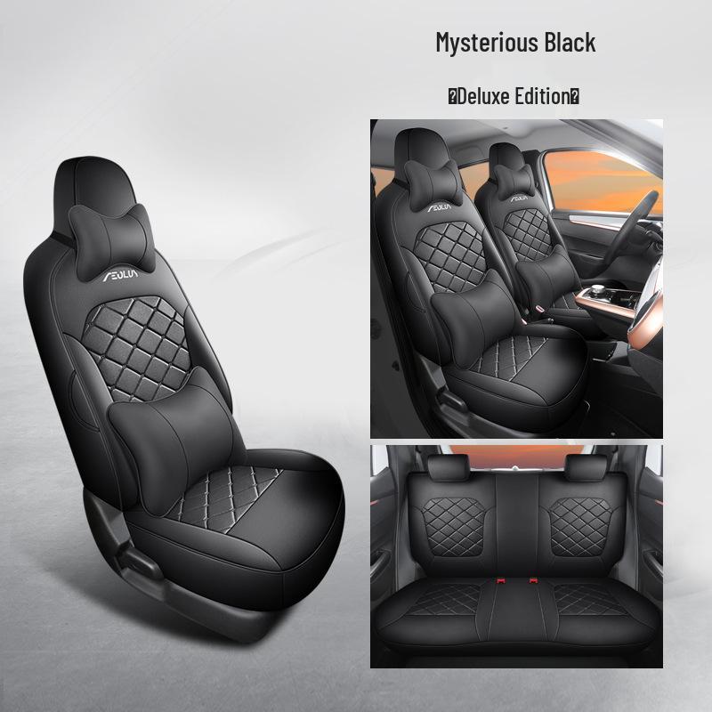 Universal Nano Leather Car Seat Cushion - All-Season Fit