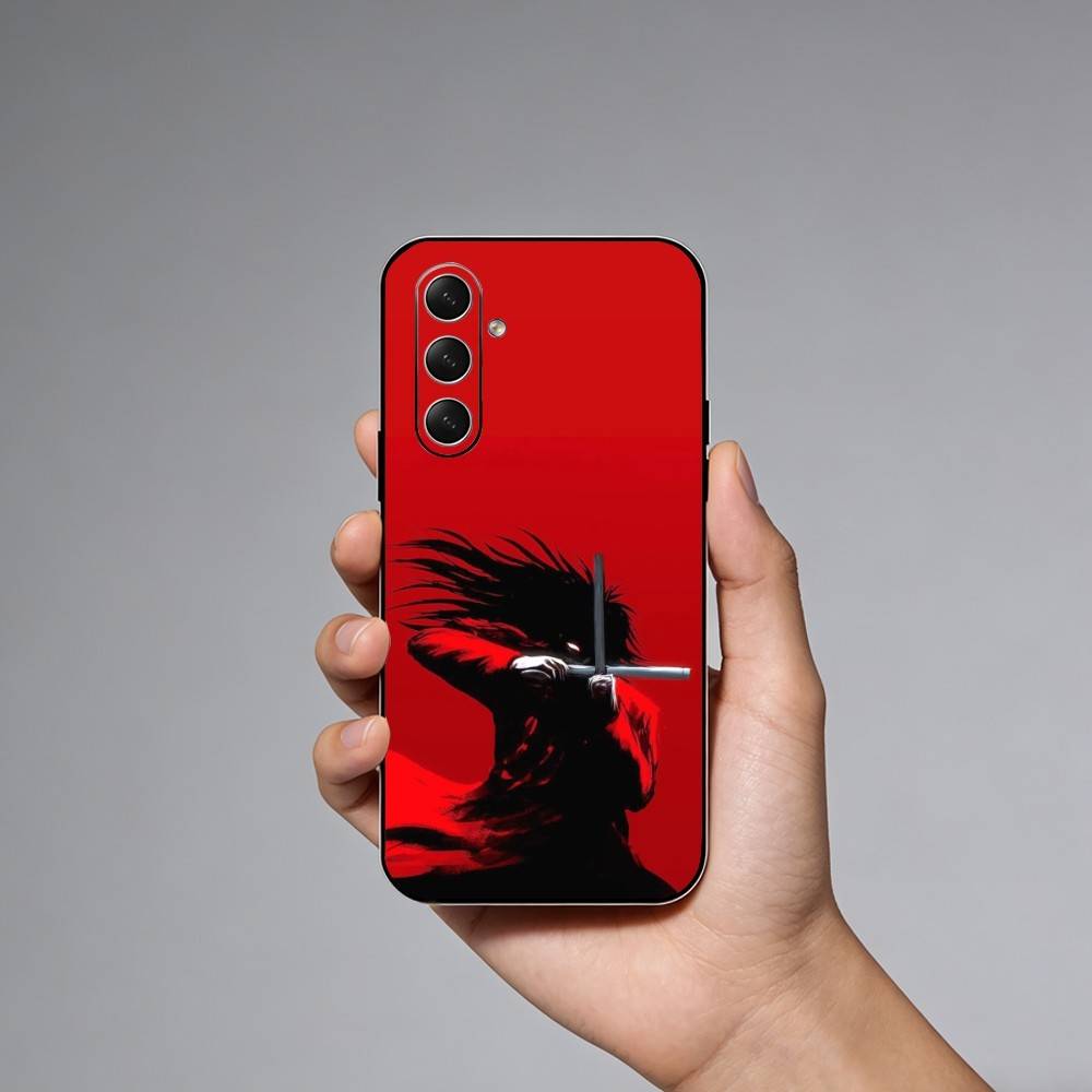 H-Hellsing Anime Cool Phone Case For Samsung Galaxy A73,A72,A71,A70,A52,A51 Others Soft Black Cover