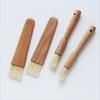 Dww-4pcs/Set Kitchen Oil Brushes Basting Brushes with Wooden Handle Grill Pastry Brush Baking Tools for Butter Honey Sauce for Kitchen Bakeware