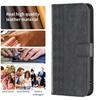 For Xiaomi Redmi Note 13 Pro 4G/Poco M6 Pro 4G Leather Case Flip Phone Cover with TPU Inner Shell Grid Pattern