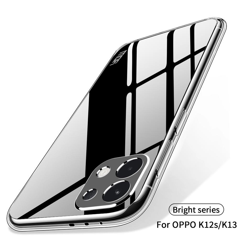 For Oppo K13 5G Clear Phone Case MOFI Ultra-Thin TPU Phone Back Cover
