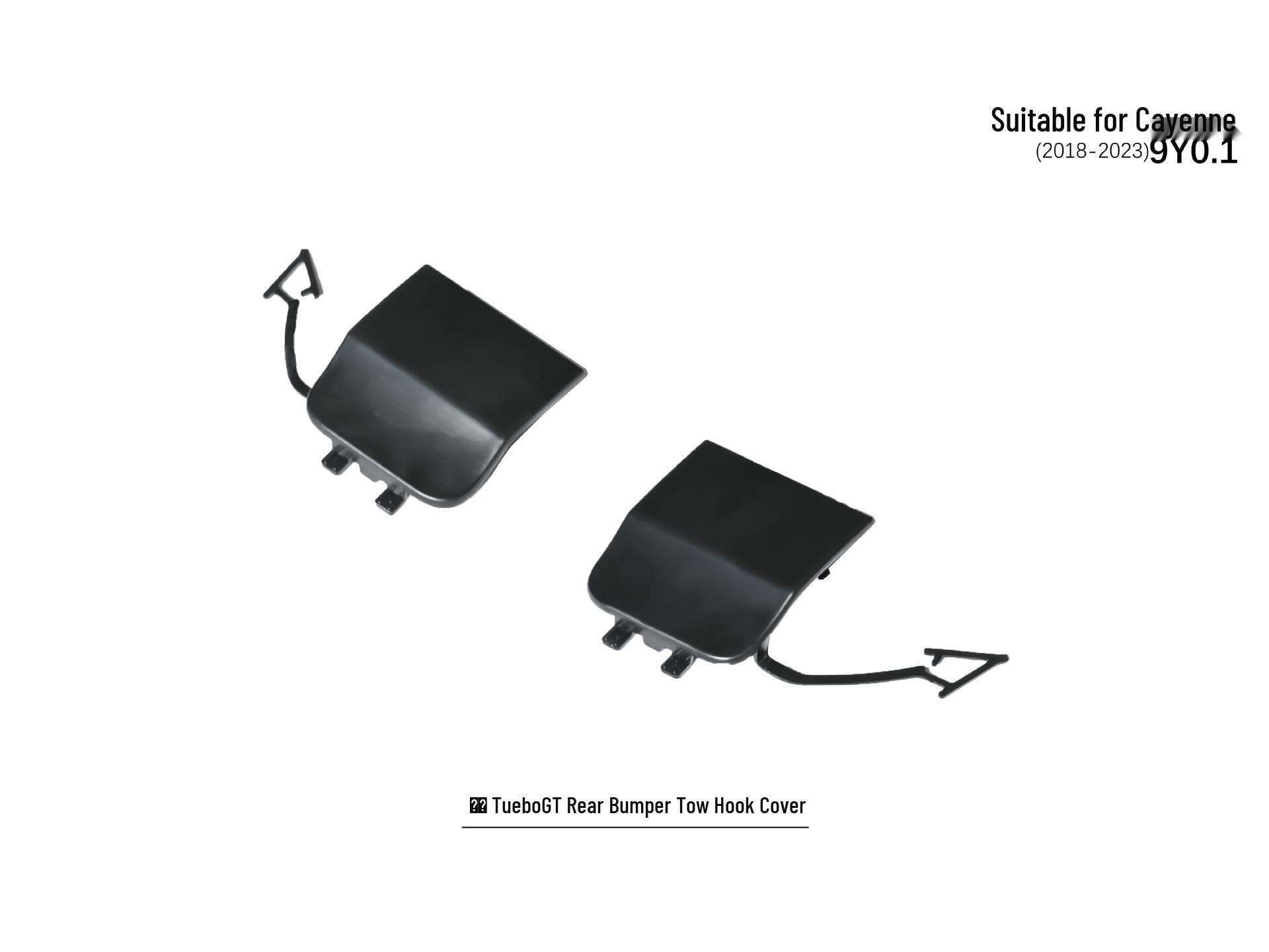 

Rear Bumper Tow Hook Cover for 2018-2023 Cayenne 9Y0.1 Turbo GT (Standard)