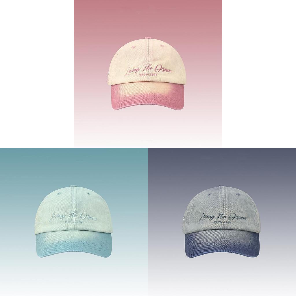 Cotton Baseball Cap For Women With Embroidered Letters Summer Sun Hat Adjustable Fit