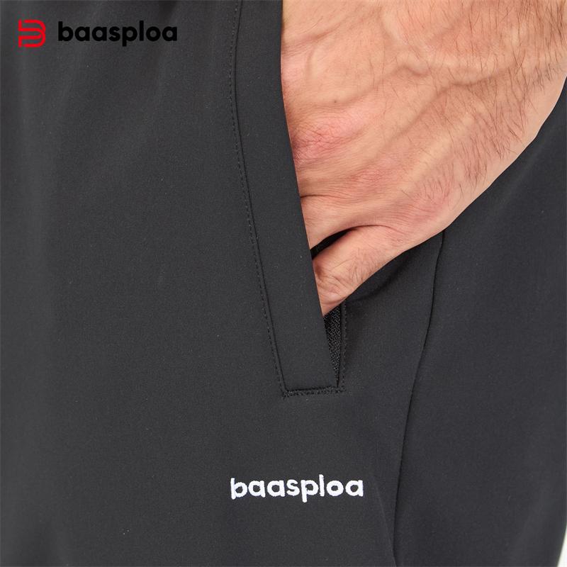 BAASPLOA Winterhose für Herren Plus Fleece Verdickte Herren Premium Marke Warme Trainingshose Outdoor Casual Täglicher Komfort Sporthose für Herren