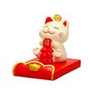Chinese Style Lucky Cat Phone Holder Cute Cell Phone Bracket  Living Room Decoration