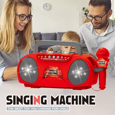 Portable Singing Machine With Microphone Home KTV Educational Toy Musical Instrument for Kid Indoor Party Singing Karaoke