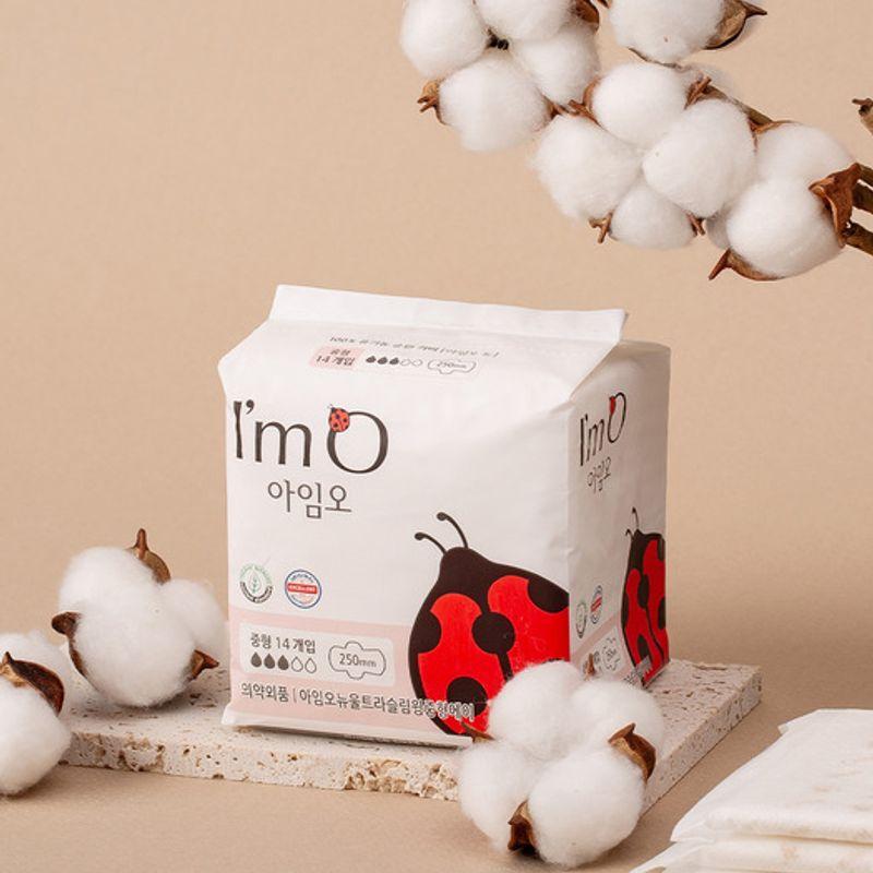 IMO [Value Set] I'm Oh Organic Medium 2 Packs + Large 2 Packs + Overnight 2 Packs