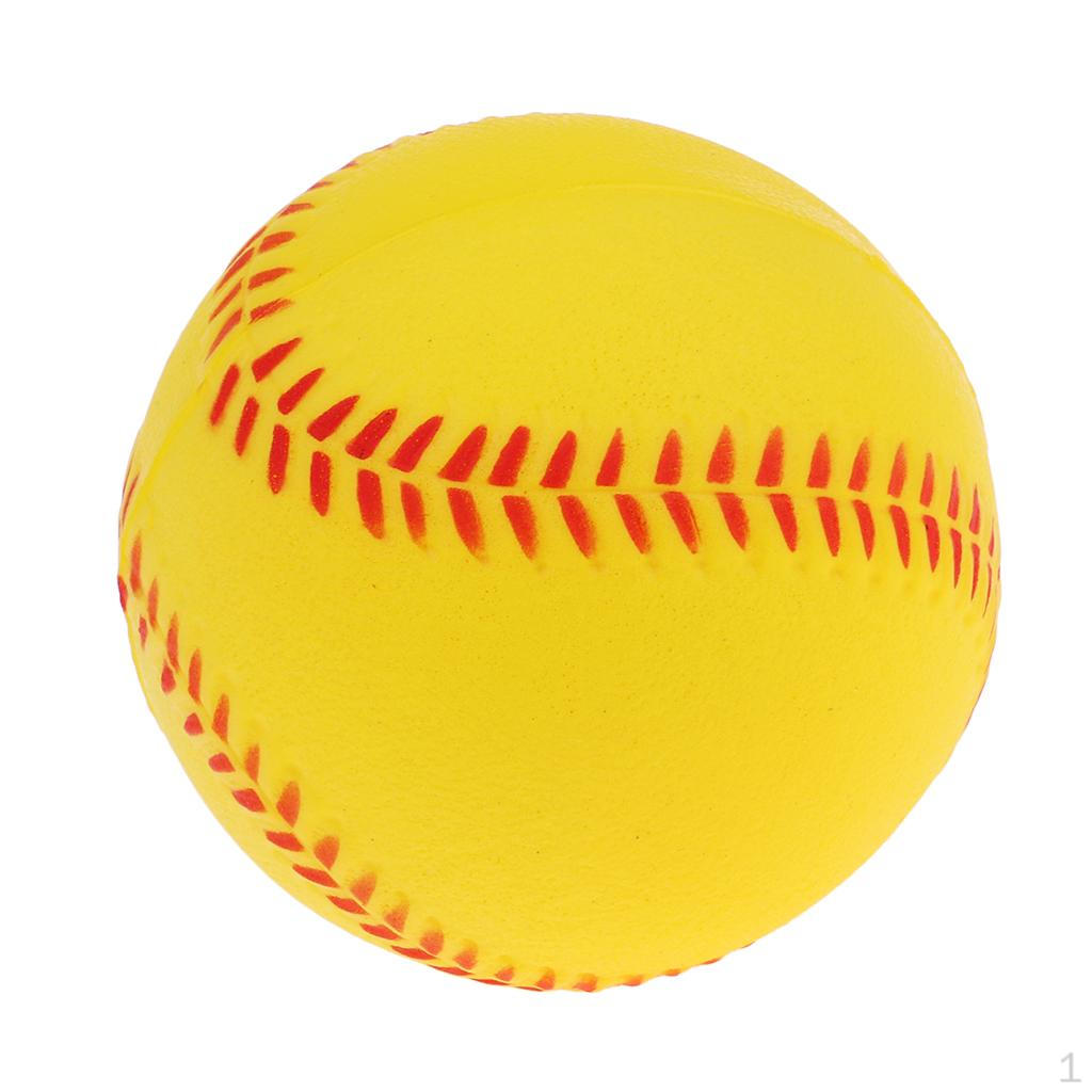 

Children Baseball Base Ball Practice PU Softball жёлтый