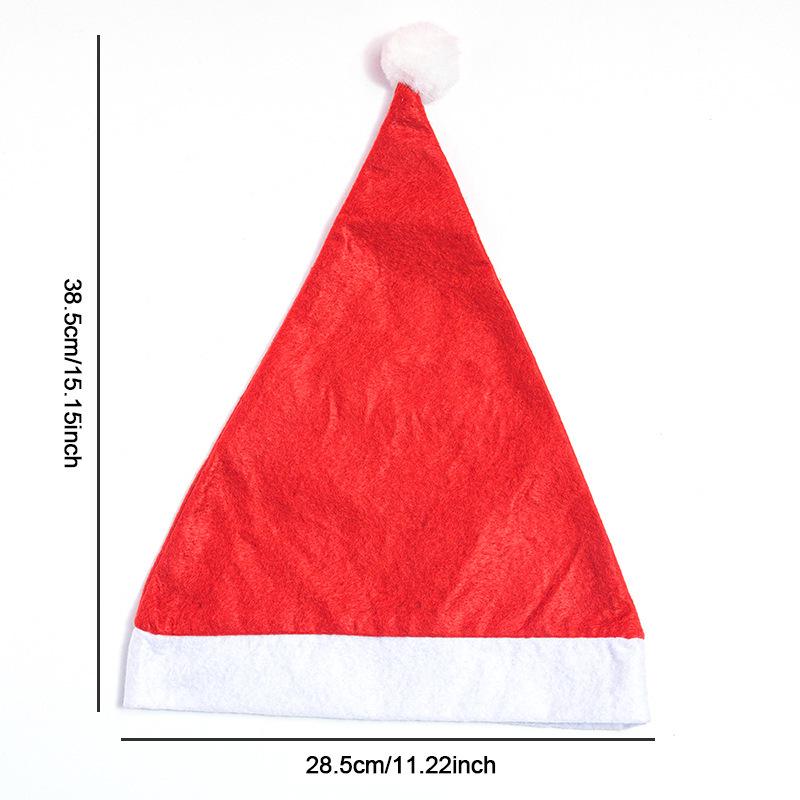 Feestelijke Pluche Kerstmuts voor Volwassenen & Kinderen - Perfect voor Vakantiefeesten & Decoraties