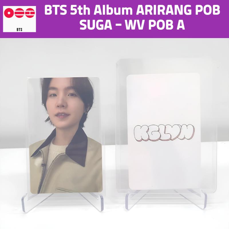 BTS ARIRANG Album POB Vorteil Fotokarte Offizielles Geschäft Geschenk Auswahl SUGA - WV POB A
