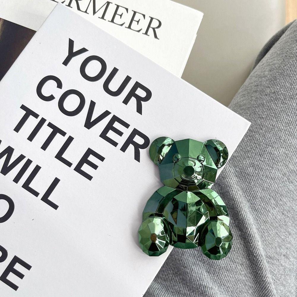 Crystal Bear Phone Holder Portable Phone Stand Cute Phone Support Kickstand  Universal