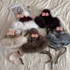 Big Hair Rough Edge Autumn and Winter New Knitted Hairball Fair Island Style New Retro Jacquard Knitted Lei Feng Hat Women