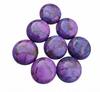 Purple Round Copper Turquoise Gemstones - Flat Back Cabochons, Jewelry Stones