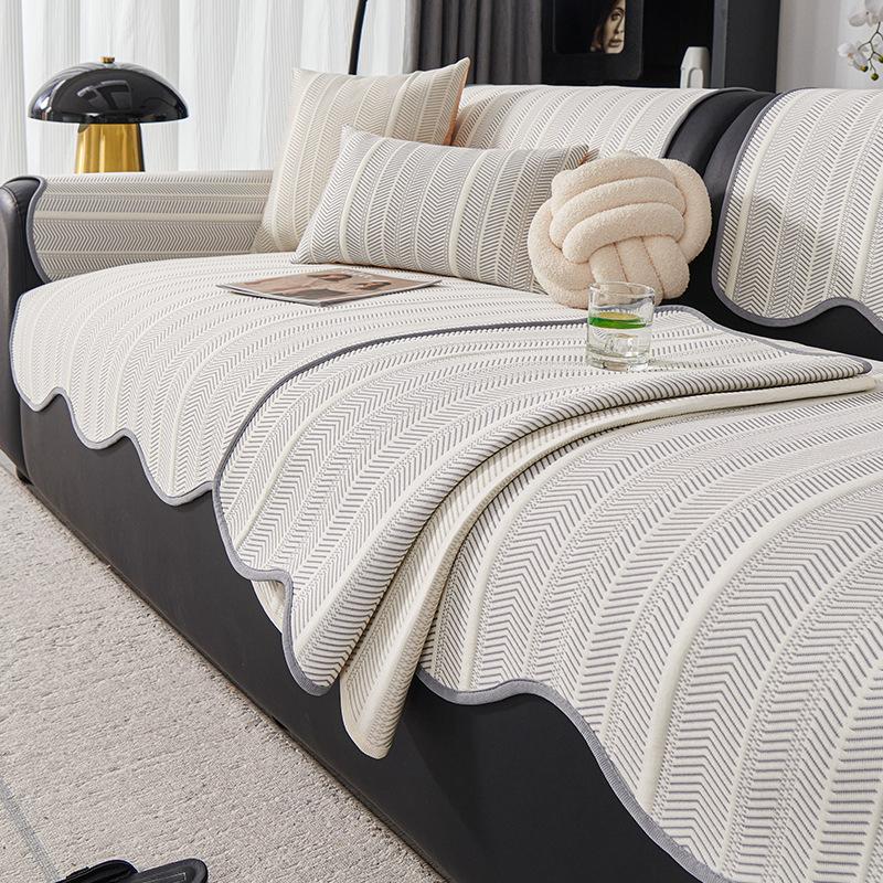 

Modern Simple And Irregular Cold Doudou Sofa Cushion Summer New One-Piece Mat Ice Silk Mat Cushion 70*70cm