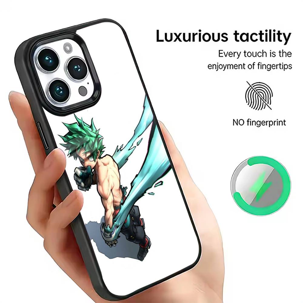 My Hero Academia Izuku Midoriya Phone Case For iPhone17,16,15,14,13,12,11 Plus,Pro Magnetic with Magsafe Wireless Charging