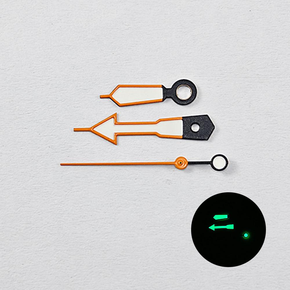 NH35 Watch Hands 8.5*12*12.5mm NH34 NH35A NH36 7S36 4R36 Pointers Green Luminou Orange Red Blue Green Black for Seiko Part