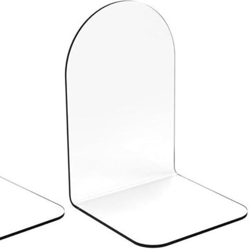 Anti Slip Book Support Transparent Organic Glass Book Stand Suitable for School Libraries Desktop Organizing Bookshelves with Acrylic Book Blocks