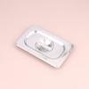 Stainless Steel 1/9 1/6 1/4 1/3 1/2 1/1 Food Pan Lid Steam Table Pan Covers Notched Lids With Handle Lock Heat