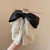 Retro Bow Hair Claws Elegant Headwear New Ponytail Hair Clip  Hair Accessories
