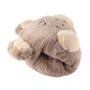 Stuffed Animals Travel Blanket Pillow Set Soft Plush Hugging Pillow Cute Plush Toy with Hand Warmer Design for Travel