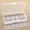 10-Grid Detachable Multi-color Plastic Storage Box for Fishing Gear, Jewelry, Beading, and Electronic Components