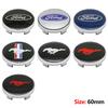 SVGH1 4Pcs ABS 60MM Wheel Center Caps Hub Car Rims Dust-proof Cover Hubcaps for Ford Focus 2 3 4 MK2 MK3 MK5 Fiesta MK7 Mondeo Fusion
