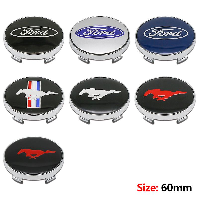 SVGH1 4Pcs ABS 60MM Wheel Center Caps Hub Car Rims Dust-proof Cover Hubcaps for Ford Focus 2 3 4 MK2 MK3 MK5 Fiesta MK7 Mondeo Fusion