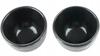 Cast Iron Cups 2 Pcs. Cast Iron Set For Tea And Herbs, Black Enamelled