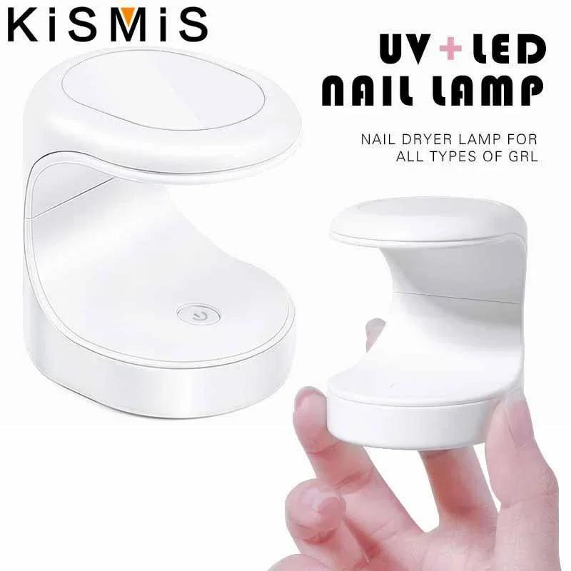 Mini LED Nail Dryer UV Lamp Portable Nail Dryer for Gel Polish Fast Drying Nail Tool for Home Use