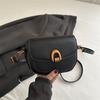 Retro Niche Underarm Bag Women's 2025 New Trendy Fashion Korean Saddle Bag Simple Personality Shoulder Messenger Bag
